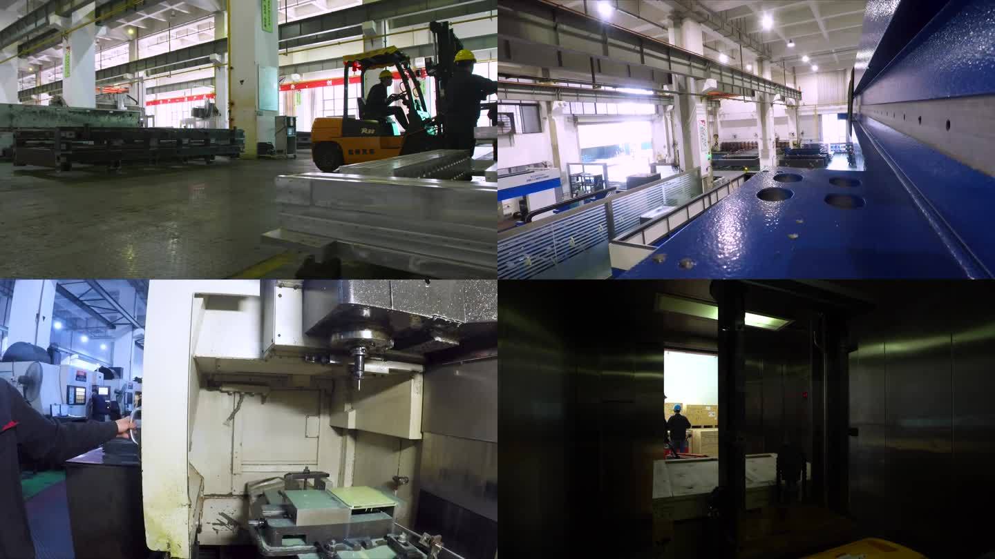 工人干活 產(chǎn)品組裝 高科技設備 工廠員工